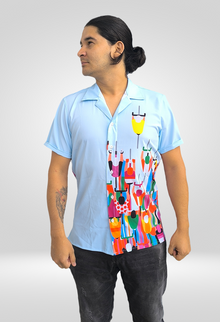  Camisa Urban Light Blue